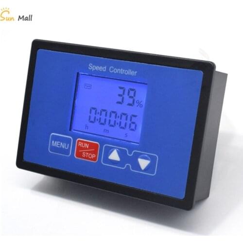 30A PWM DC motor speed controller Smart LCD display meter Digital display tachometer