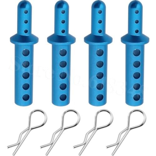 4pcs/lot HSP 188037 Aluminum Body Post 08007 108037 For 1/10 RC Monster Truck Exceed EP Infinity Redcat Volcano Epx Pro 94111