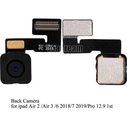 5Pcs Back Main Front Face Camera For iPad Air 1 5 2017 6 2018 7 2019 8 2020 Back Front Camera Replacement Flex Cable