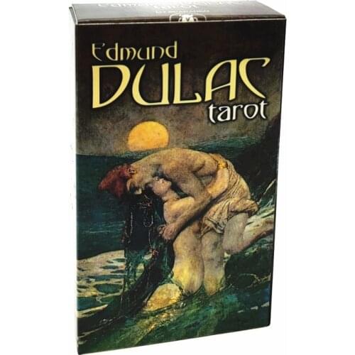 78pcs Dulac Tarot Cards English Version Oracle Divination Fate Game Deck Tarot Table Board Games Playing Card With PDF Guidebook