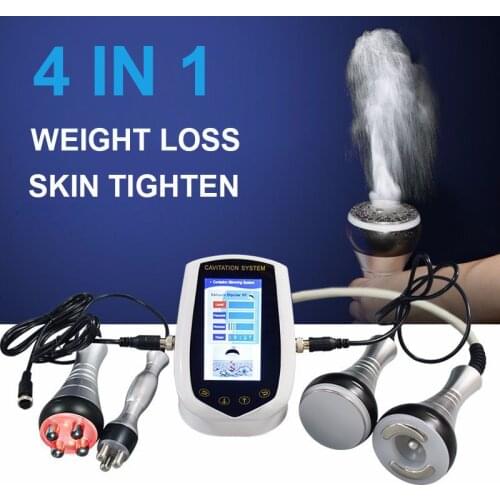 4 in 1 New Weight Loss Beauty Machine 40KHz Ultrasonic Cavitation Fat Reduce Vacuum RF Body Shapping Radio Frequency Skin Tight