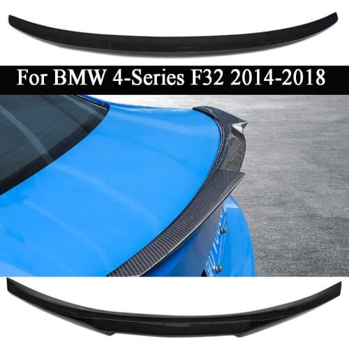 Car Carbon Fiber Rear Wing Trunk Lid Spoiler Wing For BMW 4-Series F32 2014 2015 2016 2017 2018
