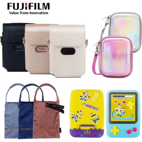 For Fujifilm Instax Mini Link Printer Velvet Storage Bag Pouch / EVA Color Carrying Shockproof / Minions / PU Leather Case Bag