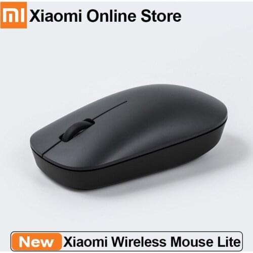 Xiaomi Wireless Mouse Lite 1000DPI 2.4GHz Ergonomic Optical Portable Mouse USB Receiver Office Game Mice For PC Lap Mouse