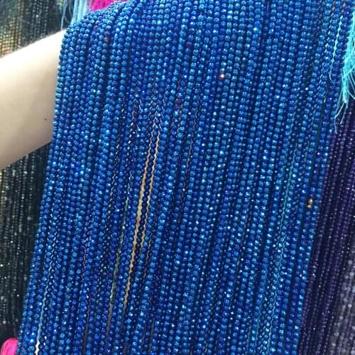 Natural Stone Faceted Scattered bead Agates Small Beads 3 mm for Jewelry Making DIY Necklace Bracelet Accessories