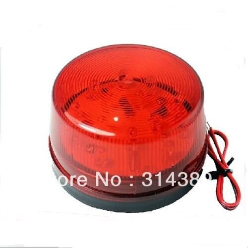 DC12V Wired Strobe Light Warning Lamp Flashing Light for Wired Security Alarm System