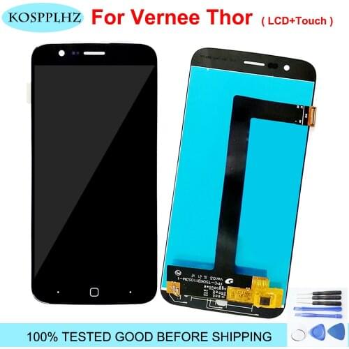 100% Tested For vernee thor display LCD +Touch Screen Digitizer Assembly Replacement vernee thor display + Free Tools + 3M Tape