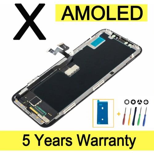 AMOLED Quality Display For iPhone X Lcd Touch Screen Replacement Good 3D Touch Lcd For iPhone X XS Display Screen With Tools