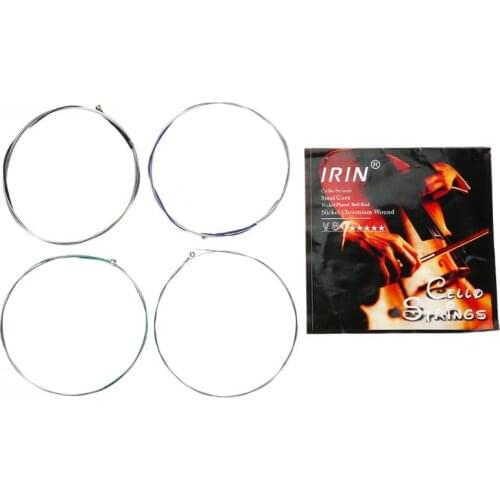 IRIN 4pcs Cello String Set Professional Steel Wire Cello Strings V80 Musical Instrument Parts Accessories