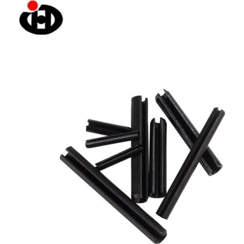 JINGHONG 10PCS M10*45-100 65MN ISO8752 Hollow Pin GB879 Steel in Black