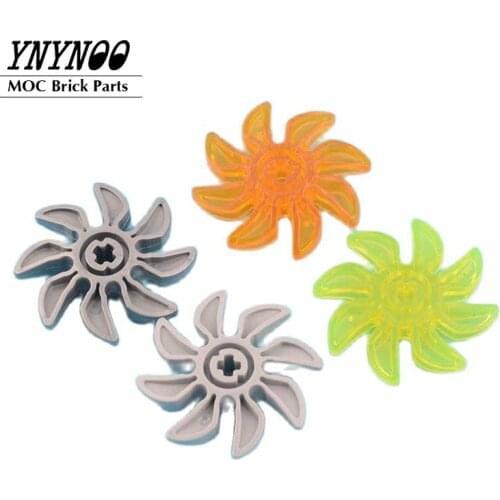 10Pcs/Lot Technical 41530 Propeller 8 Blade 5 Diameter MOC Building Blocks Brick Combination Mechanical DIY Toy Compatible 60591