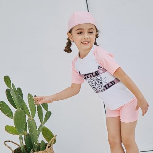 Swimsuit Surfing Suit Short Sleeve Wetsuit One Piece Bathing Suit For Children Sport Swimwear Boy Girl Diving Swinning Suit