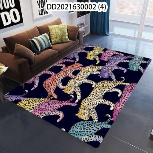 Leopard Cheetah Kitchen mat Carpet in the living room kids room rug anime rug Kitchen carpet doormat round area rug balcony rug