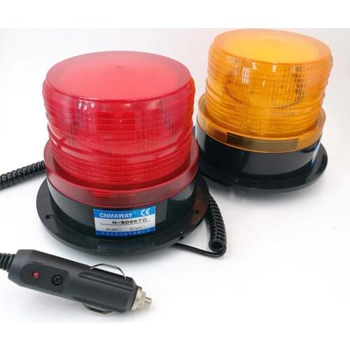 Magnetic Rolling with cigar lighter Signal Warning light 12V 24V N-5095TD Indicator light LED Flash Beacon Strobe Emergency Lamp