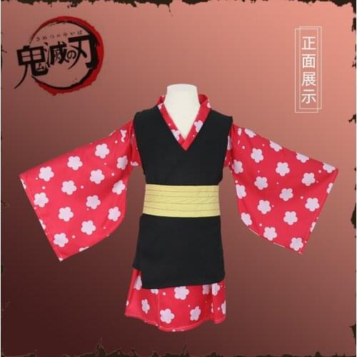 Manyoujia Adult Childrens Demon Slayer Blade Cos Midouzi Zhenshitou Wuichiro Yasushi Rabbit Childredren Cosplay For Girls