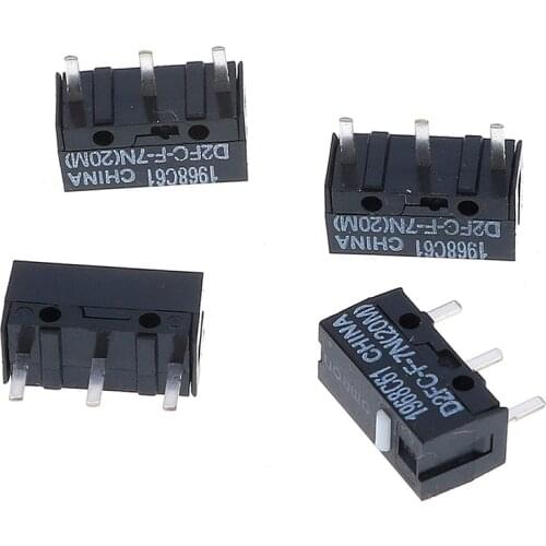 4PCS D2FC-F-7N(20M) Micro Switch Microswitch For G600 Mouse