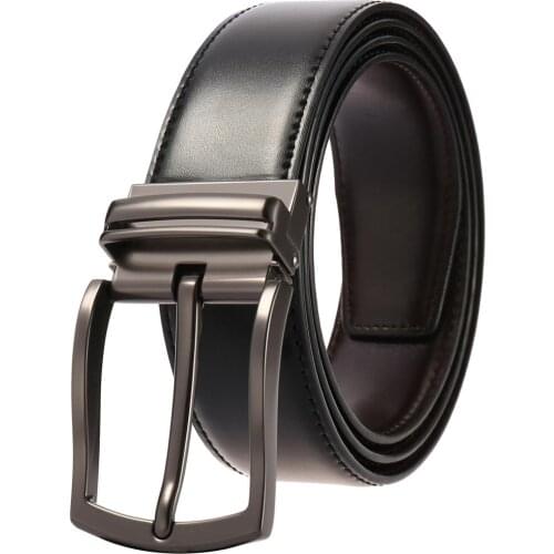 Fashion Men Belts Genuine Leather Luxury Designer Black Brown Vintage Waist Belt For Jeans Cinturon Cowboy Hombre
