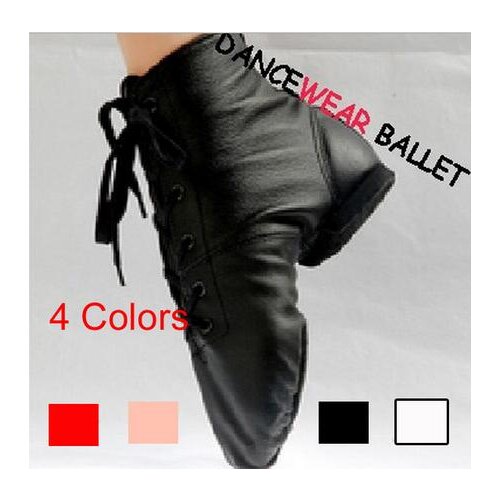 New 2017 Free Shipping High Quality Women Men Kids Childrens Leather Black White Pink Red Jazz Shoes Sneaker Jazz Boots