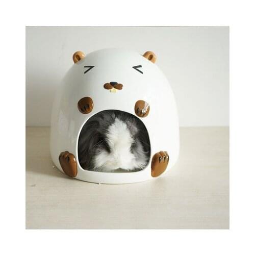 New summer heat dissipation and cooling supplies groundhog adult young rabbit chinchilla squirrel oversized ceramic nest
