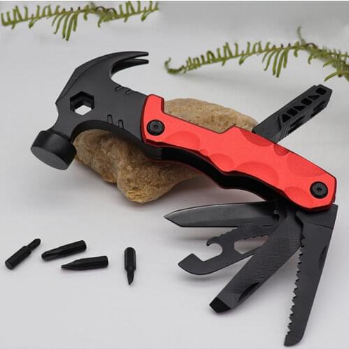 Knife Screwdriver Saw Claw Hammer Hand Tool Multi-function Safety Hammer Combination Pliers Multi tools Vehicle Safety Tools