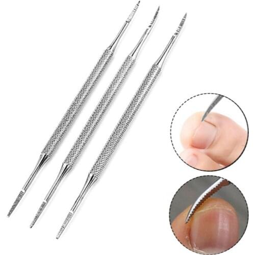 Toe Nail File Foot Nail Care Hook Ingrown Double Ended Ingrown Toe Correction Lifter File Manicure Pedicure Toenails Clean Tool