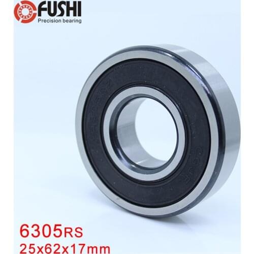6305RS Bearing ABEC-3 (1 PCS) 25*62*17 mm Deep Groove 6305-2RS Ball Bearings 6305RZ 180305 RZ RS 6305 2RS EMQ Quality