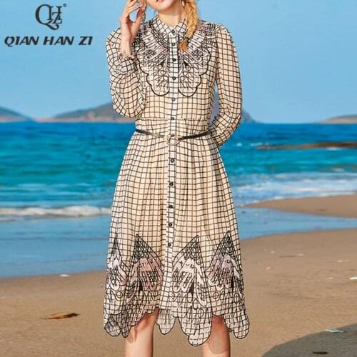 Long Sleeve Summer Dresses Qian Han Zi China
