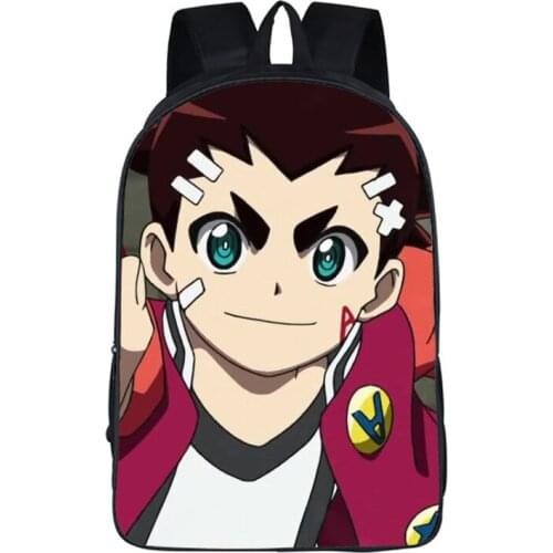 16 Inch Cartoon Schoolbags New Backpack Teenager Girls Boys School Bag Travel Beyblade Printing Fashion Book Bags Mochilas