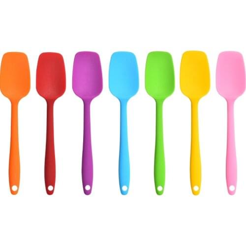 2Pcs/1Pcs Food Grade Non Stick Butter Cooking Silicone Spatula Set Cookie Pastry Scraper Cake Baking Spatula Silicone Spatula