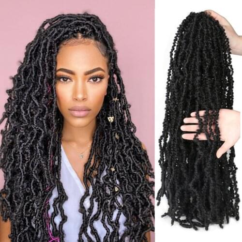 DAIRESS 22 Inch10 Roots/pack Twisted Passion Twists Synthetic Crochet Hair Extensions Ombre Crochet Passion Twist Braiding Hair