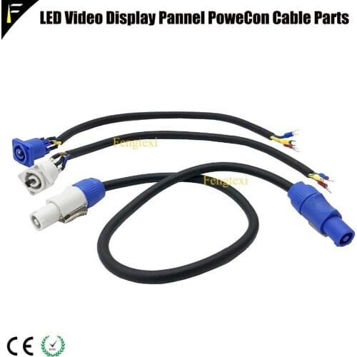 P4P5P6 LED Video Display Panel Matrix NC3FCA&NAC3FCB Power Connect 70cm Male Cable 30cm Female Socket Cable Installing Assembly