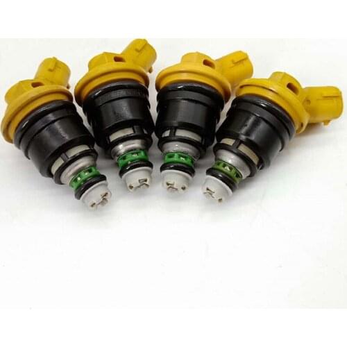 4pcs Fuel Injector 16600-AA170 Fits For Subaru Turbo STi Legacy Outback Forester 04-06