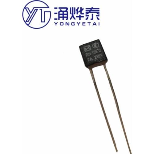 YYT 100PCS RH thermal fuse square fan motor, 1A 2A RH 2A130 120 125 145 135 75 115 85 150 98 1A140 1A130 3A125 5A130 degrees