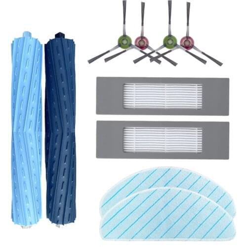 For Ecovacs Deebot T9 AIVI Vacuum Cleaner Part Cleaning Tool Replacement Roller Brush Side Brush Filter Mop Cloth