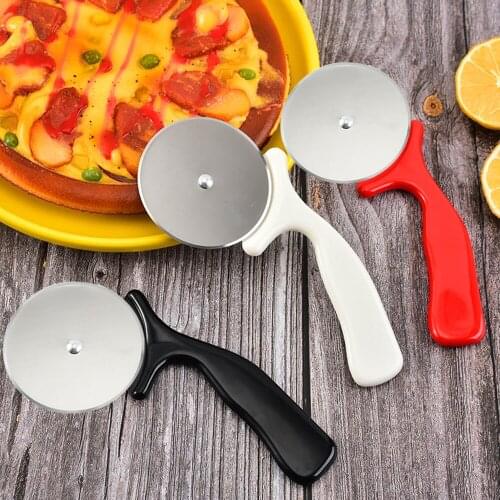 1pcs Stainless Steel Pizza Cutter Knife Pizza Wheels Scissors Ideal For Pizza Pies Waffles Dough Cookies Kitchen Gadgets