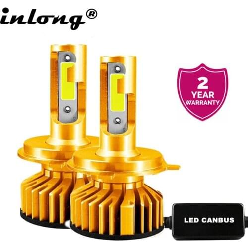 2Pcs Mini H7 Led Car Headlight Canbus No Error 12V 12000LM 6000K H4 Headlamp H1 9005 HB3 9006 HB4 H8 H11 Led Bulbs Fog Lights