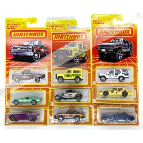 Mathcbox 1:64 RETRO Ford mustang GT Porsche 911 rally Lamborghini miura chevy stedside pickup Limited collection die-cast car