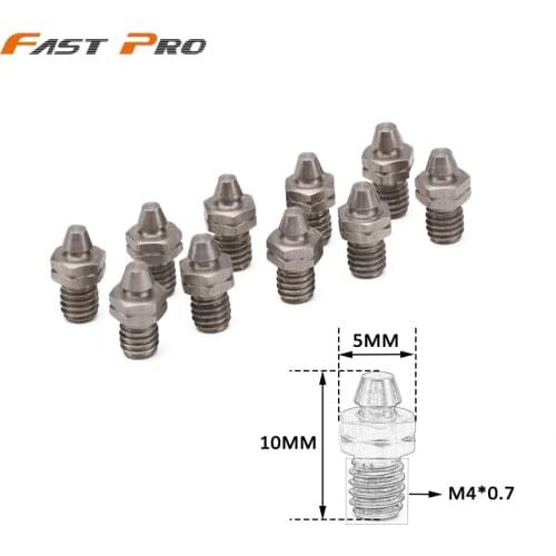 M4*0.7 10X Bolts Teeth For KTM CRF YZF WRF KXF KLX RMZ RMX DRZ Aftermarket CNC Foot Peg Pesdal Rest MX Enduro