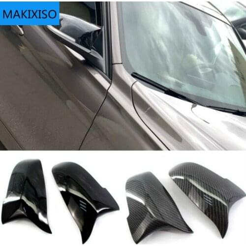 For BMW 5 6 7 Series F10 F18 F11 F06 F07 F12 F13 F01 2014 2015 2016 2pcs Mirror Covers Left Right Side Rearview Mirror Cover