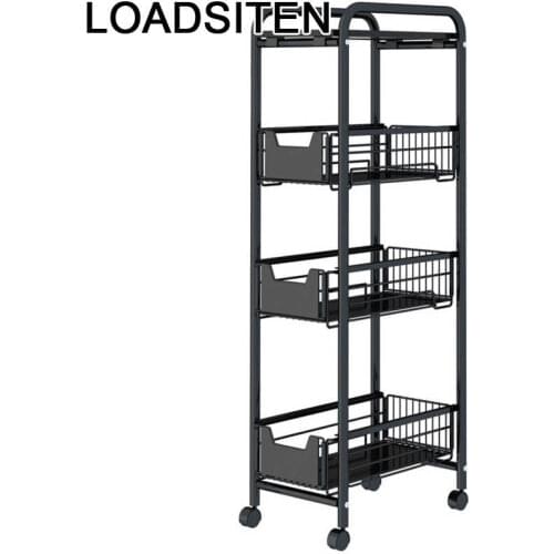 Room Cutlery Holder Bathroom Organizer Shelf Repisas Y Articulos De Cocina with Wheels Kitchen Storage Trolleys Estantes Rack
