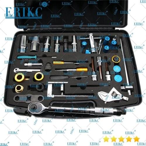 ERIKC 40pcs Universale Diesel Common Rail Tool Fuel Injector Removal Injectors Repair Tools Assemble Disassemble Instruments