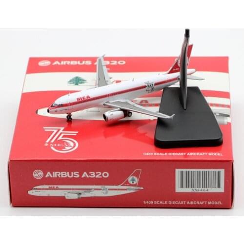 1:400 Alloy Collectible Plane JC Wings XX4464 Middle East Airlines "Retor Livery" Airbus A320 Diecast Aircraft Jet Model OD-MRT