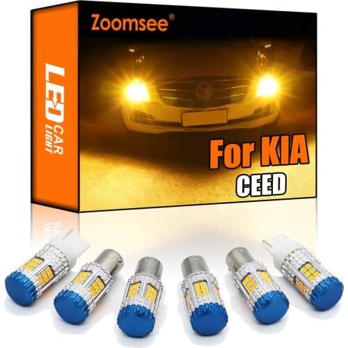 Zoomsee Canbus For KIA For CEED ED JD CD 2006-2020 No Hyper Flash Error Vehicle LED Front Rear Turn Signal Light Indicator Bulb