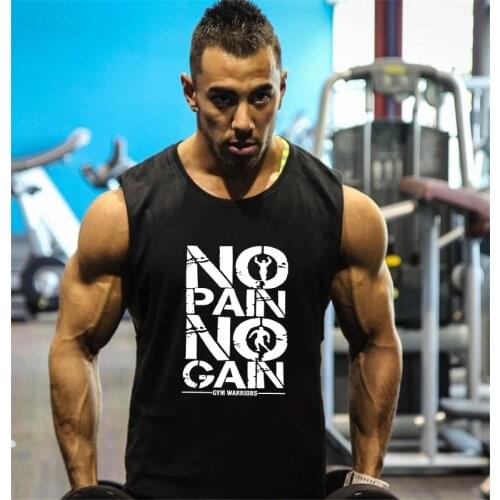 Muscleguys bodybuilding tank top men cotton clothing Summer workout singlet fitness vest Weightlifting sleeveless shirt