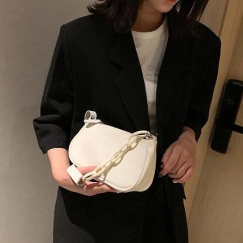 2021 New Women Versatile Causal PU Leather Small Square Bag Soft Lady Handbag Shoulder Bag Underarm Phone Bag Luxury Designer