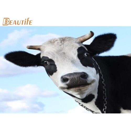 New Arrival COW Poster Cloth Silk Poster Home Decoration Wall Art Fabric Poster Print 30X45cm,40X60cm.50X75cm,60X90cm