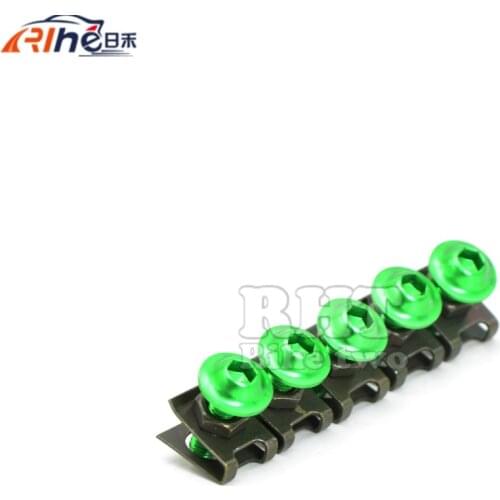 6mm motorcycle fairing screw for Buell 1125r/cr Kawasaki Zx7r Zx9 Zrx yamaha fjr1300 yz125 fz6 s2 virago 250 2016 2015 2014 2013