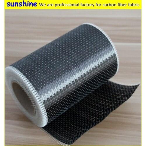 12k 200g Unidirectional Carbon Fiber Fabric Bridge construction orepair 0.2m*5m Factory Outlet UD