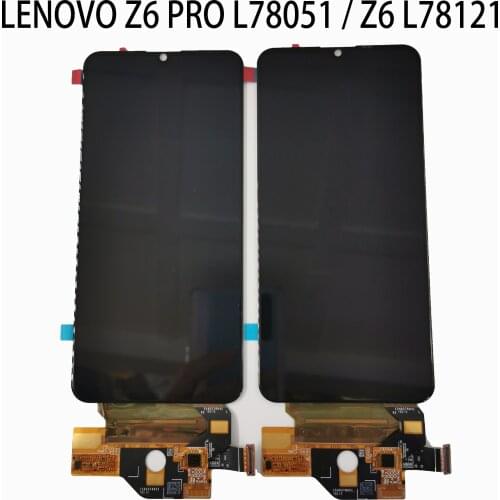 Original Test LCD For Lenovo Z6 Pro L78051 Display Touch Screen Digitizer Panel Replacement For Lenovo Z6 L78121 LCD Screen