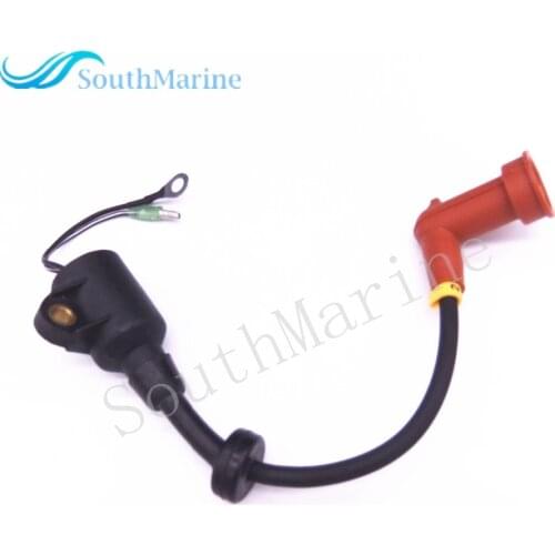 Outboard Engine 63V-85570-00 63V-85570 Ignition Coil Assy for Yamaha 9.9HP 15HP 2-Stroke 1996-2009